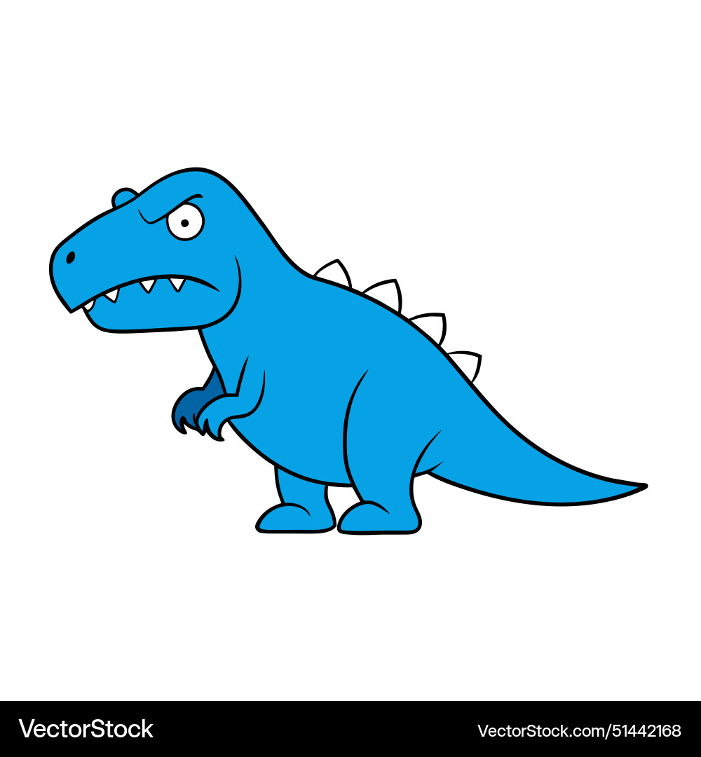 Dinosaur angry icon Royalty Free Vector Image - VectorStock