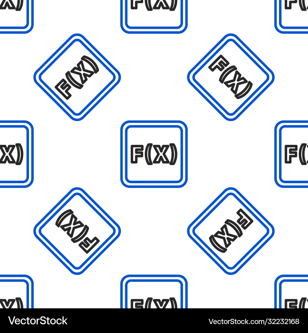 Line function mathematical symbol icon isolated Line function mathematical symbol icon isolated vector image