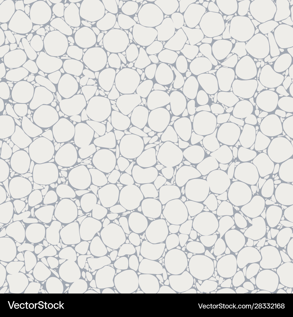 Smooth Pebble Stone Pattern vector image
