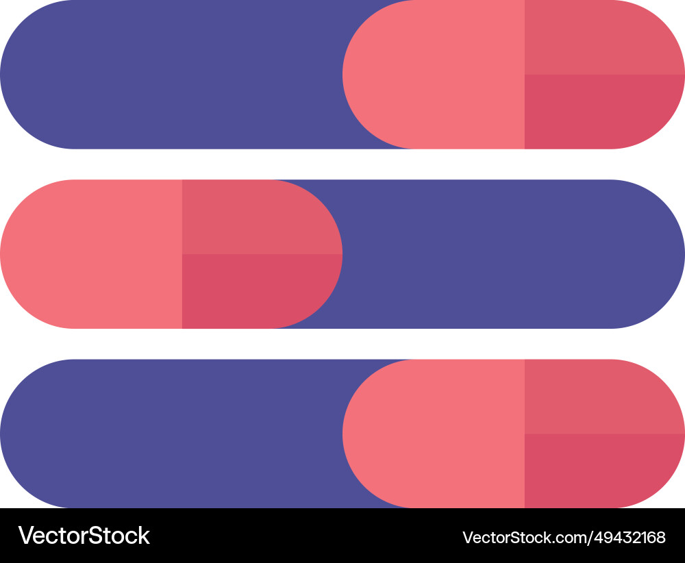Ui ux element vector image