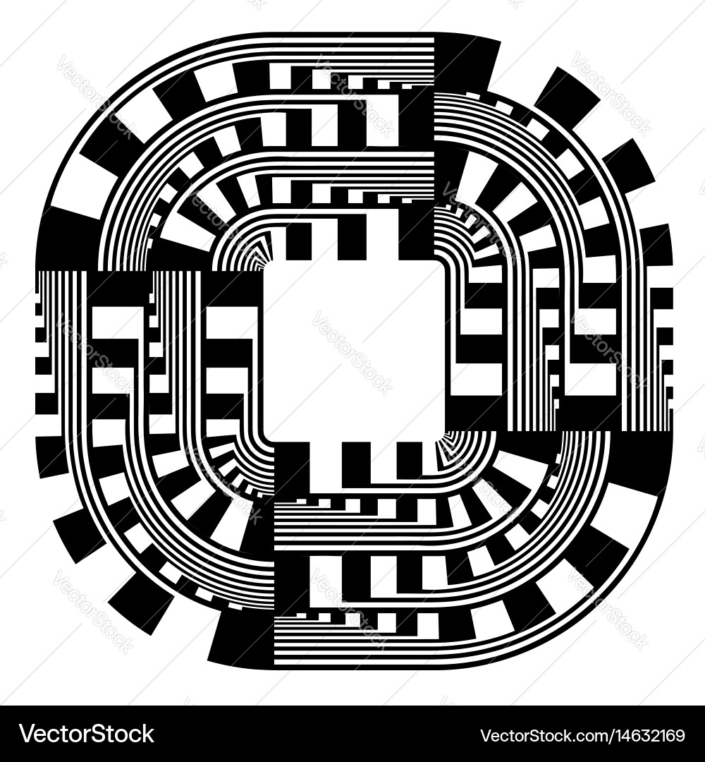 Abstract design element vector image