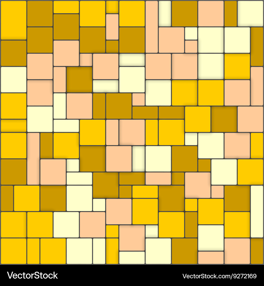 Geometric pattern with color rectangle vector image