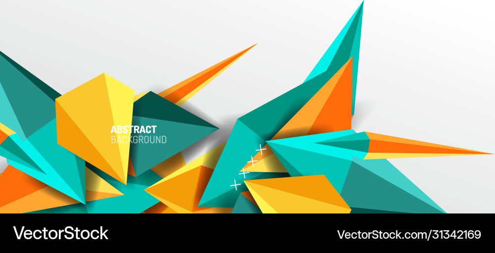 Trendy simple triangle abstract background Trendy simple triangle abstract background vector image