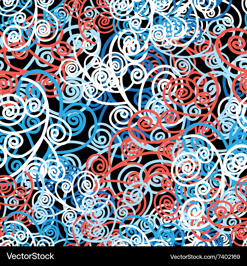 Winter abstract seamless pattern feathers Vector Image