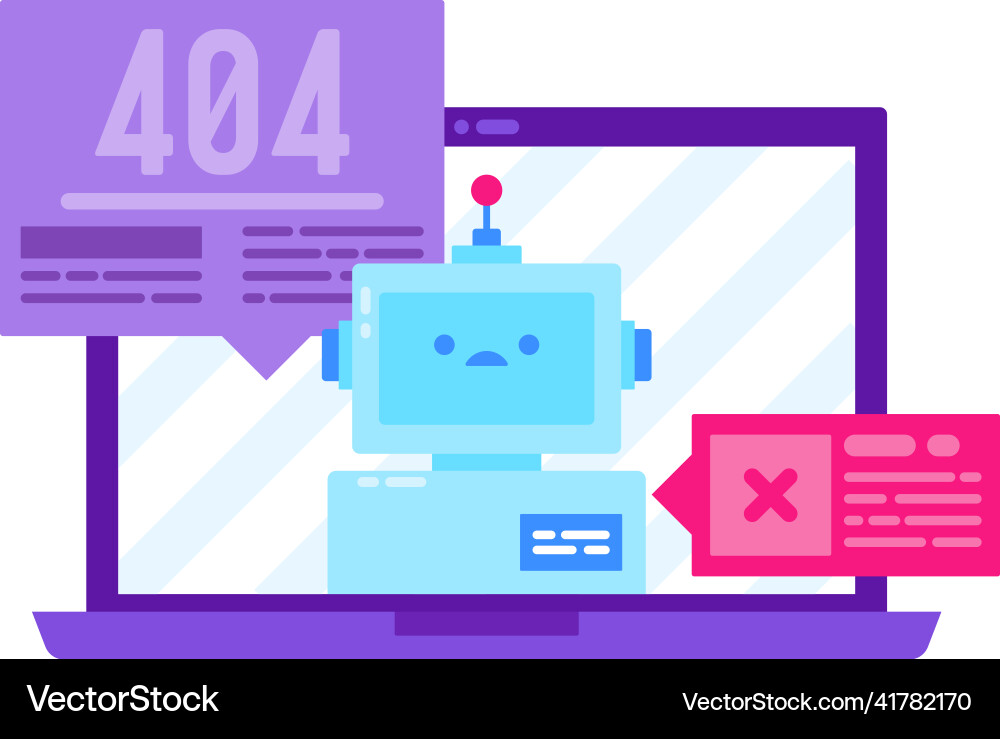 Error Icon - Warning & Failure vector image