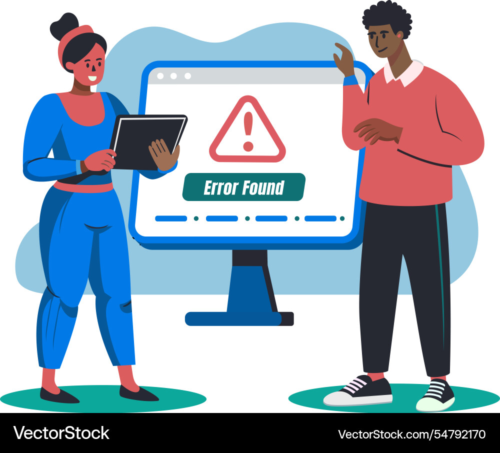 Report error Vector Image