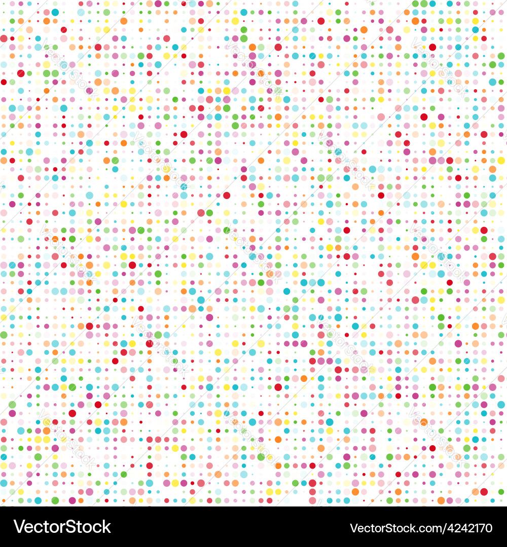 Seamless pattern with color circles Royalty Free Vector