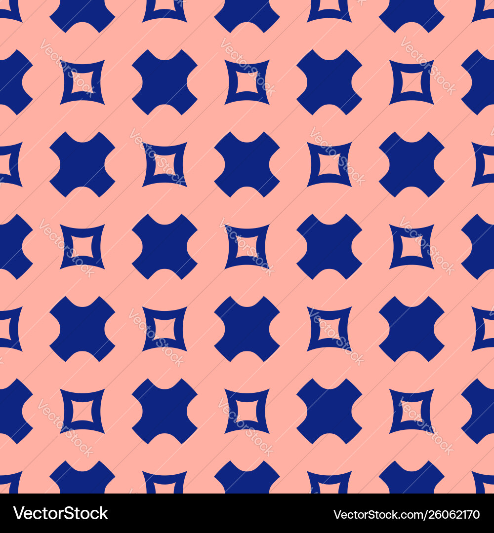 Simple geometric seamless pattern with squares Vector Image