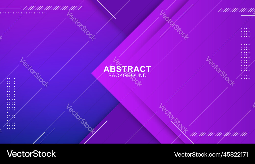 Abstract 3d lines background with layered design vector image