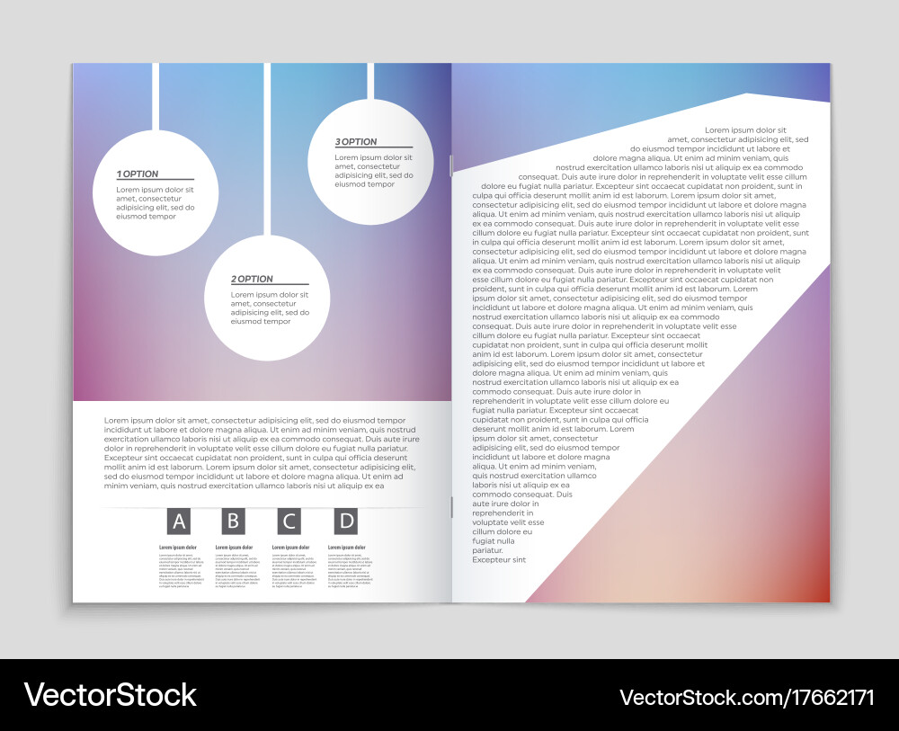 Abstract layout background set for art vector image