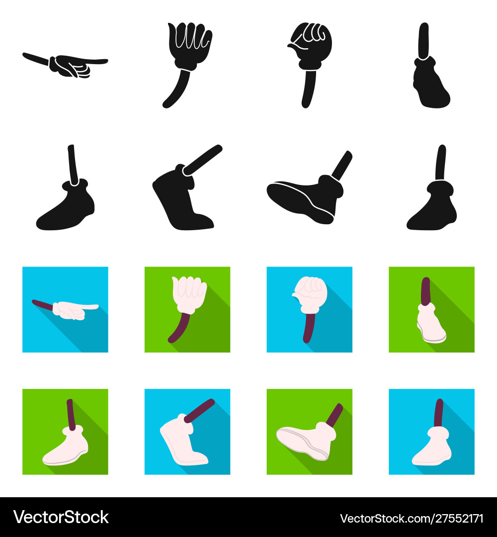 Design animation and gestures sign vector image