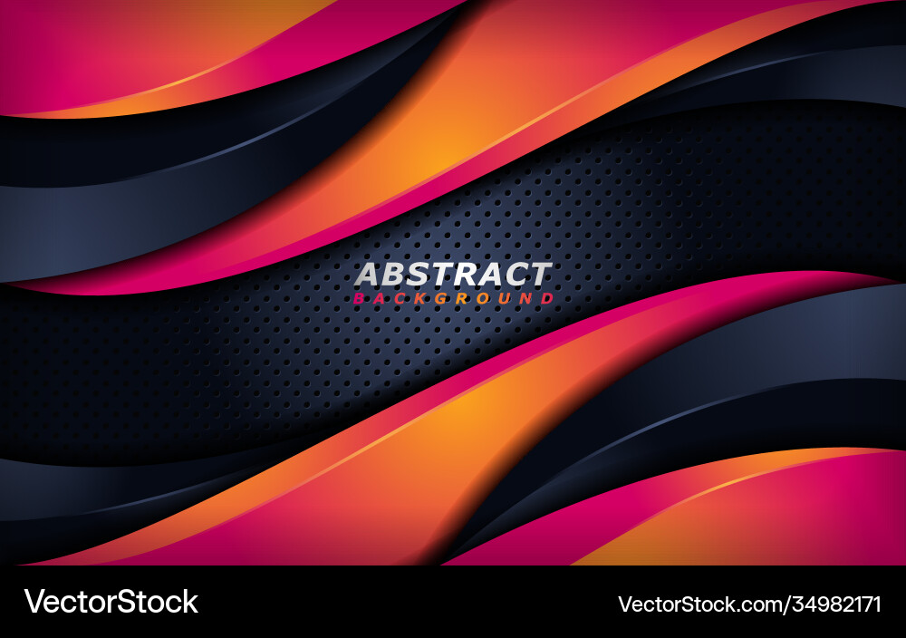 Dynamic Abstract Dark Background vector image