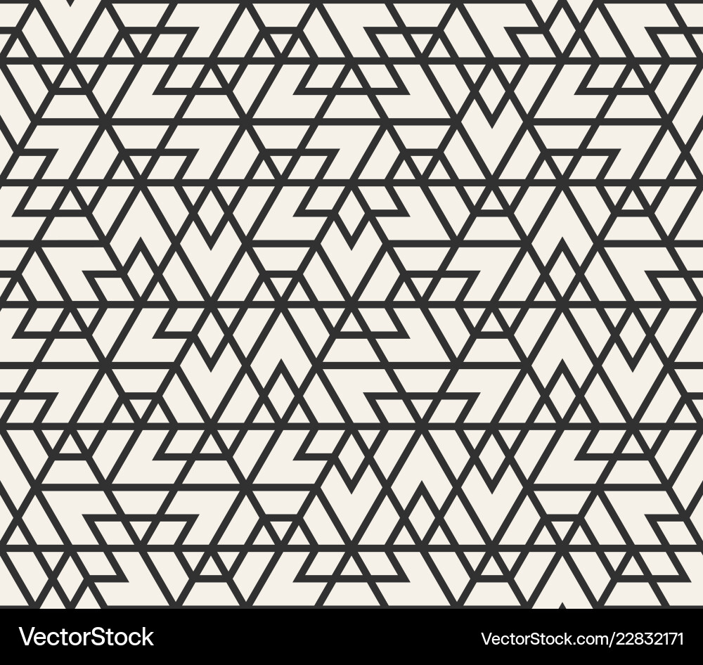 Geometric Triangle Pattern vector image