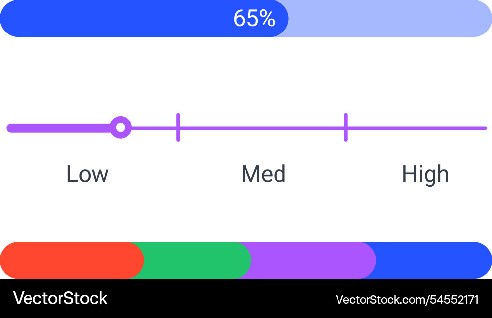 Infographic elements are showing progress Infographic elements are showing progress vector image