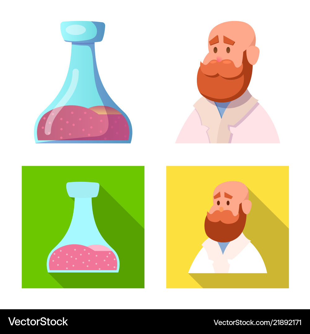 Isolated object of and icon set s vector image