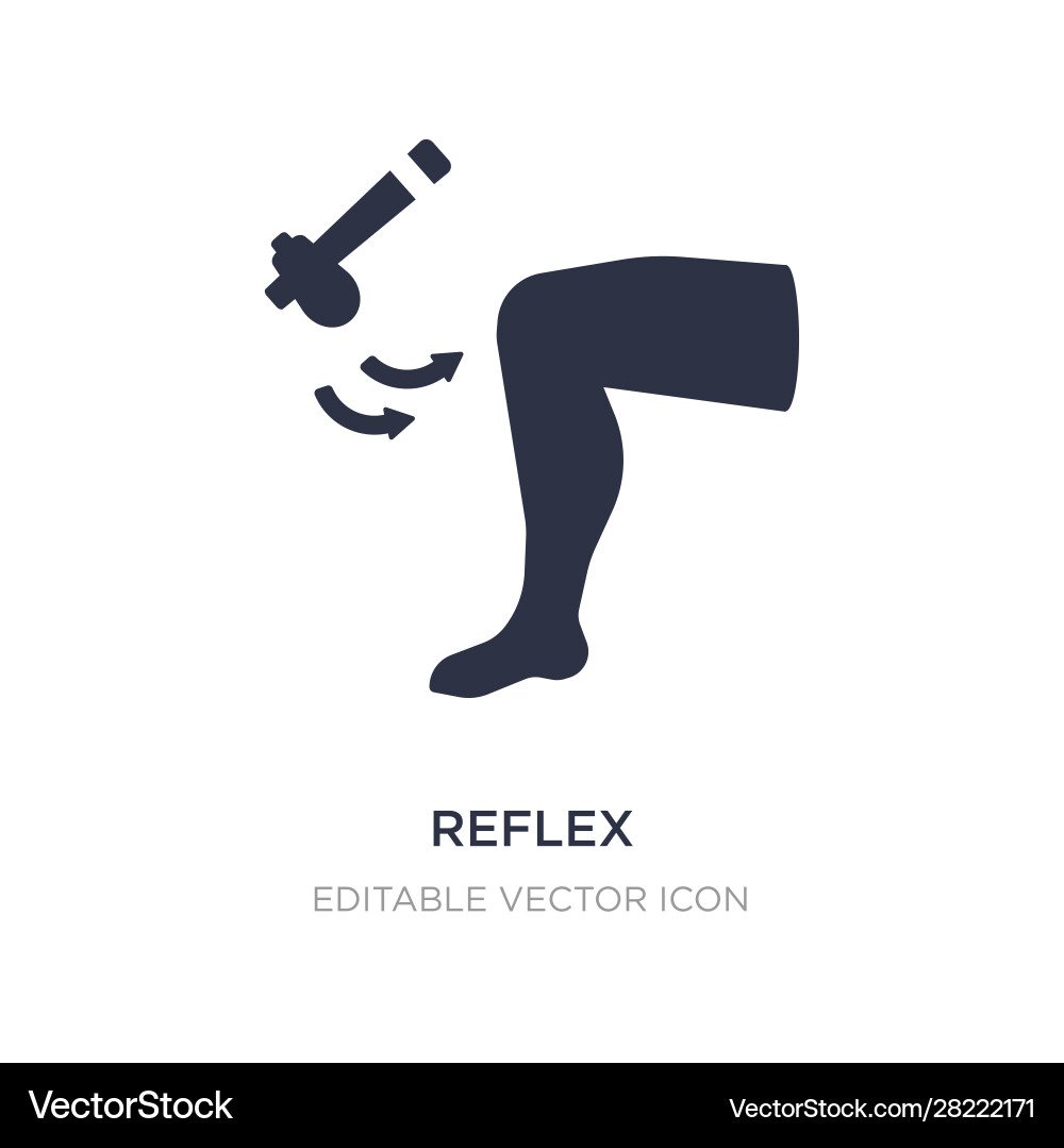Reflex icon on white background simple element Reflex icon on white background simple element vector image