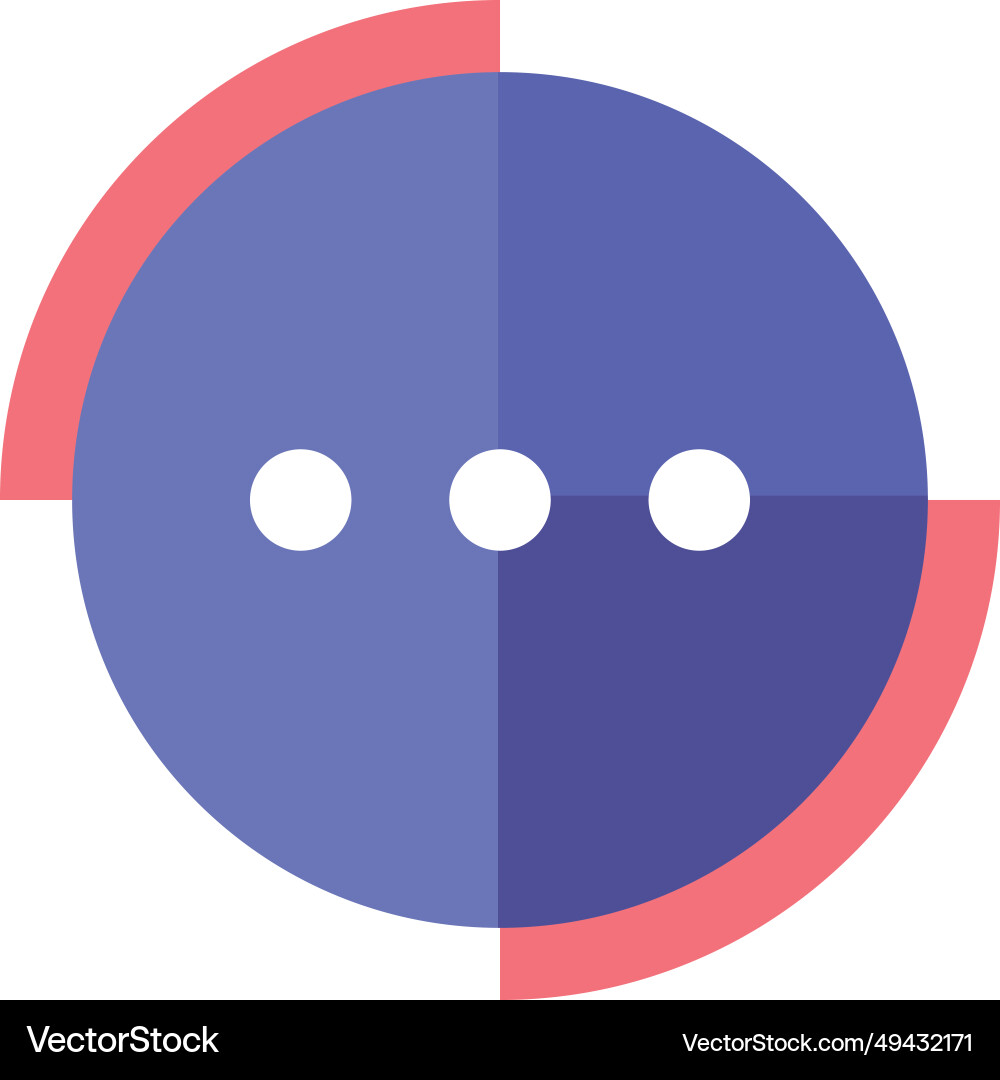 Ui ux element chat Vector Image