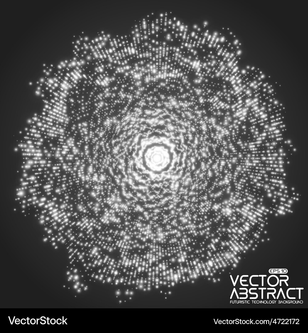 Abstract mesh background point array Vector Image