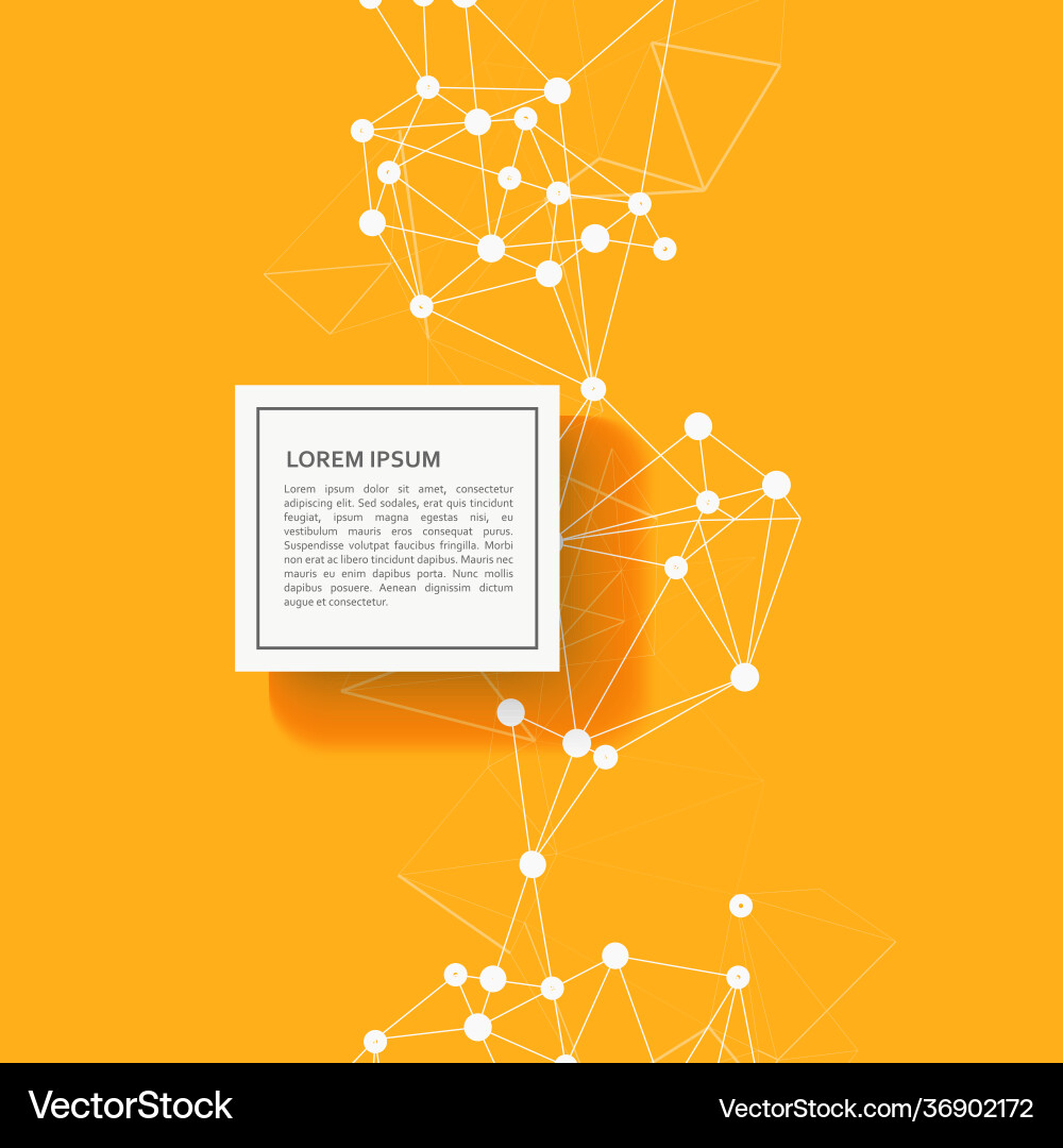 Connection dots element shape geometric Connection dots element shape geometric vector image