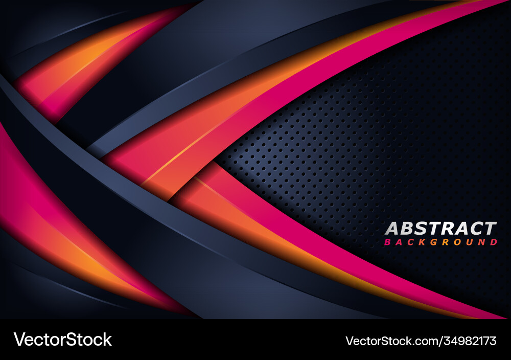 Abstract dark background with dynamic modern Abstract dark background with dynamic modern vector image