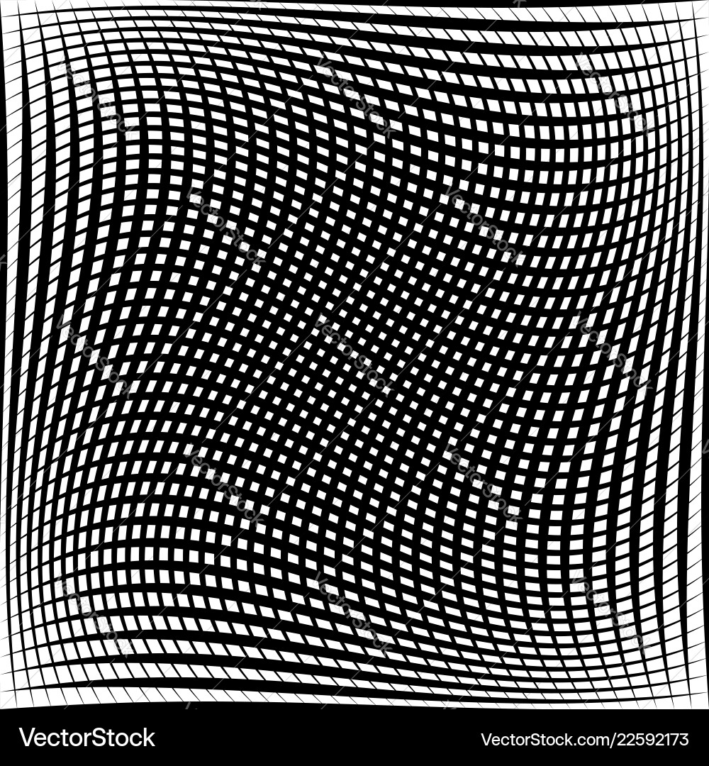 Abstract grid mesh pattern with distortion effect Abstract grid mesh pattern with distortion effect vector image