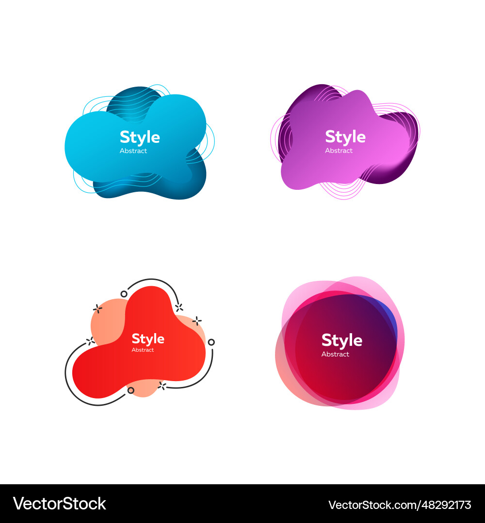 Bright multi-colored abstract forms Bright multi-colored abstract forms vector image