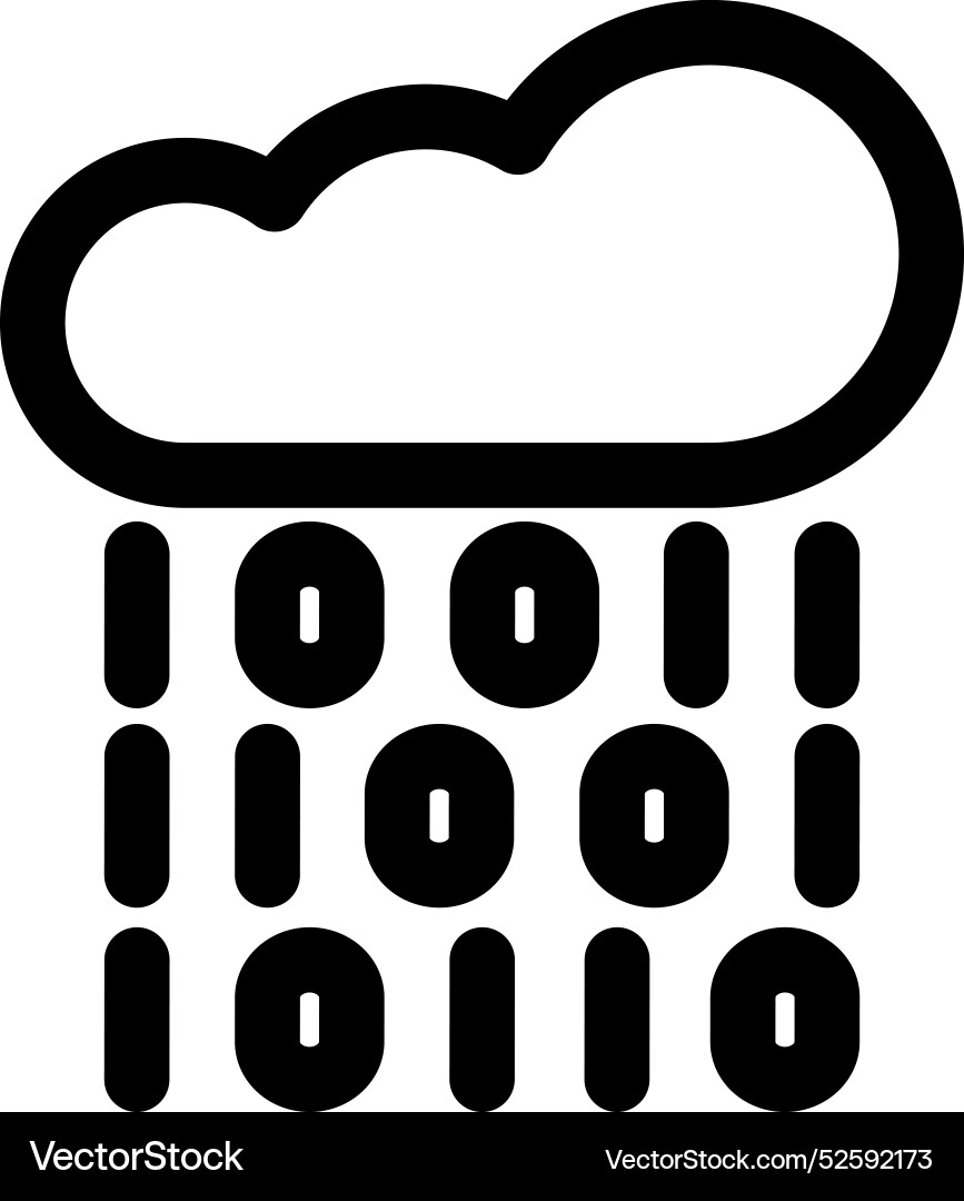 Coding icon thin linear style design isolated Coding icon thin linear style design isolated Vector Image