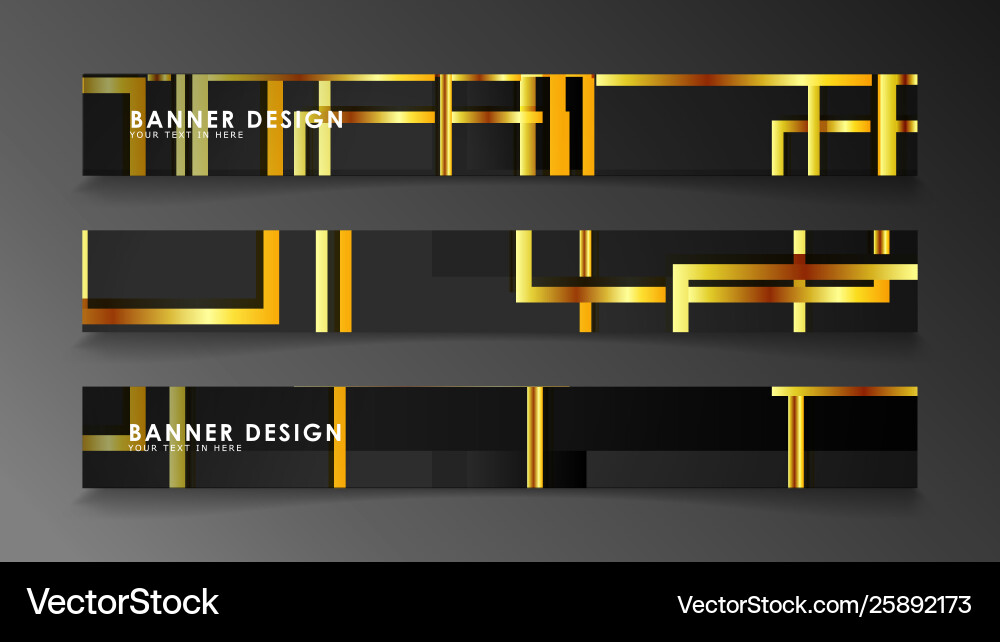 Set a banner with rectangular background Set a banner with rectangular background vector image