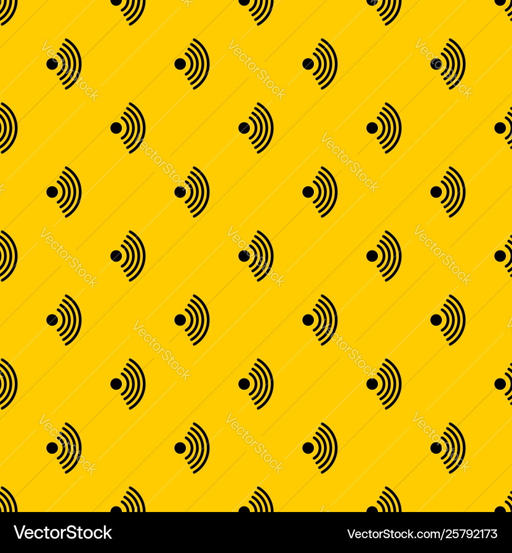 Wireless network symbol pattern vector image