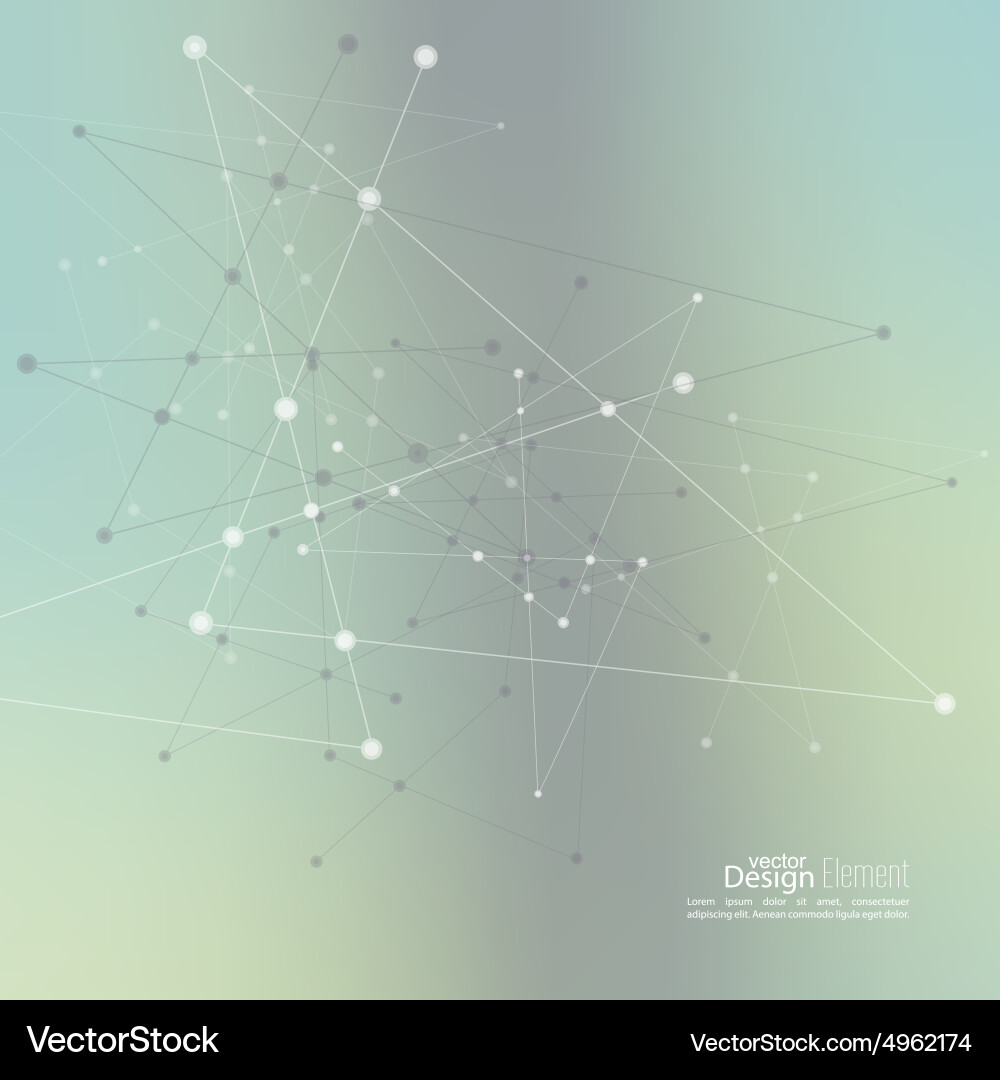 Abstract neat blurred background with dots array Vector Image