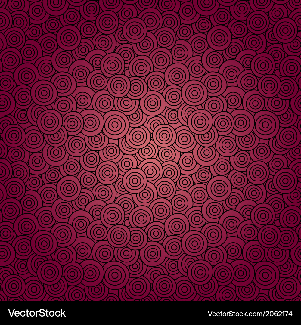 Abstract seamless pattern with circles vector image