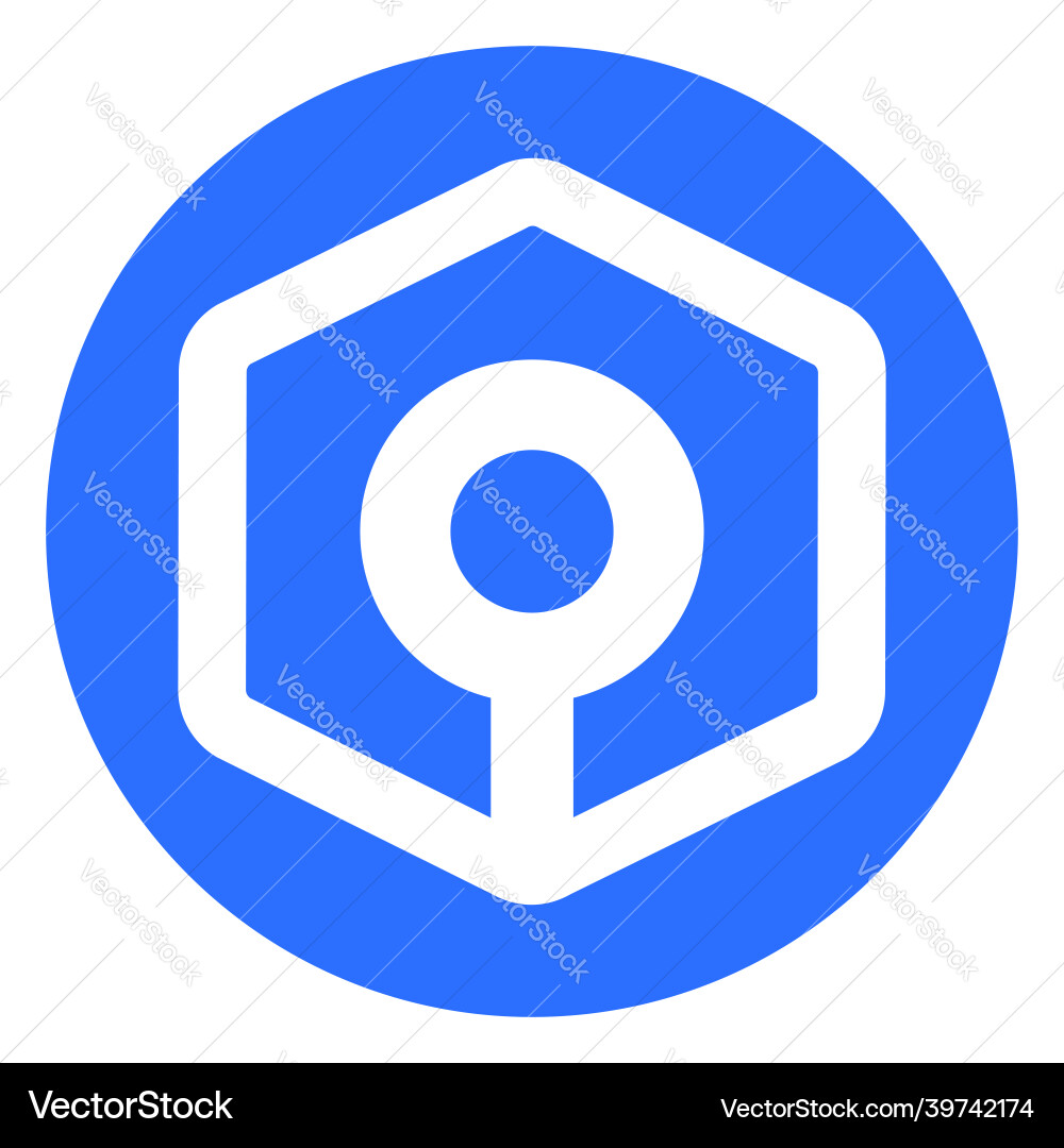 Ankr token symbol of the defi project – Royalty-Free Vector | VectorStock