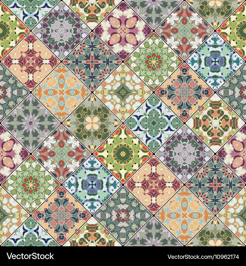 Collection of abstract patterns vector image