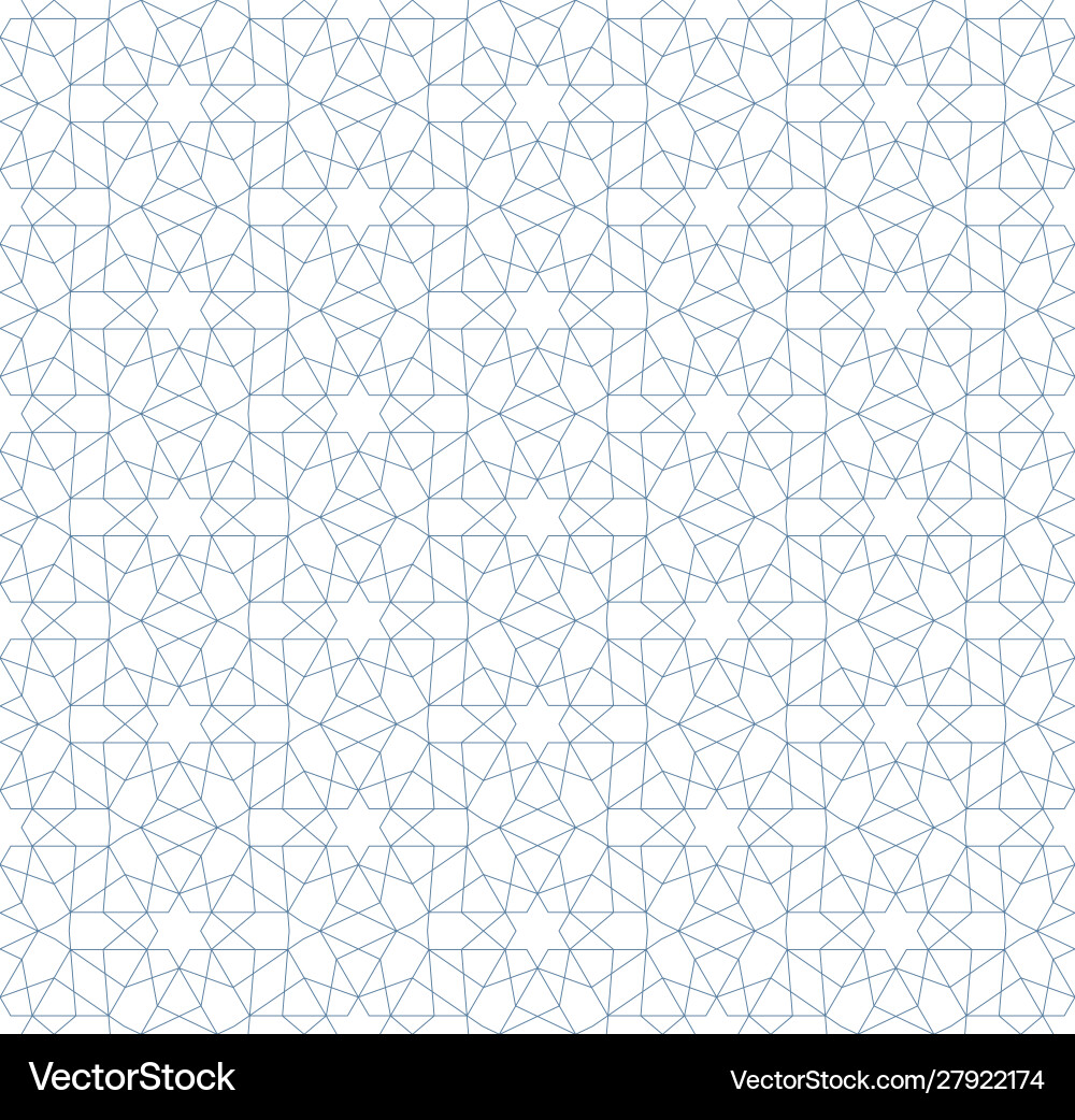 Intricate Linear Geometric Pattern Vector Image