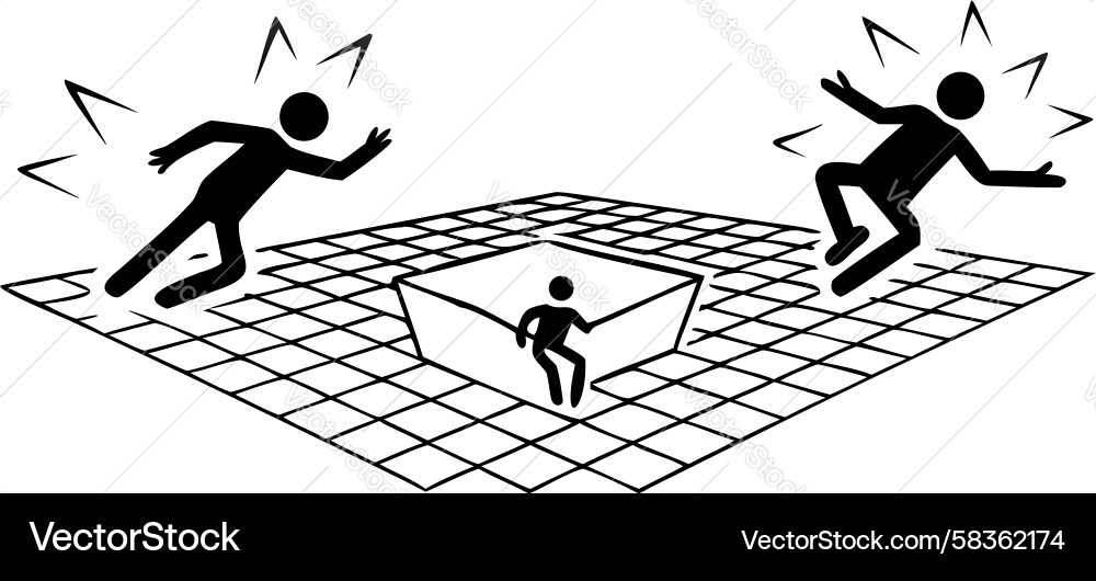 Navigating Complex Pathways Vector Image