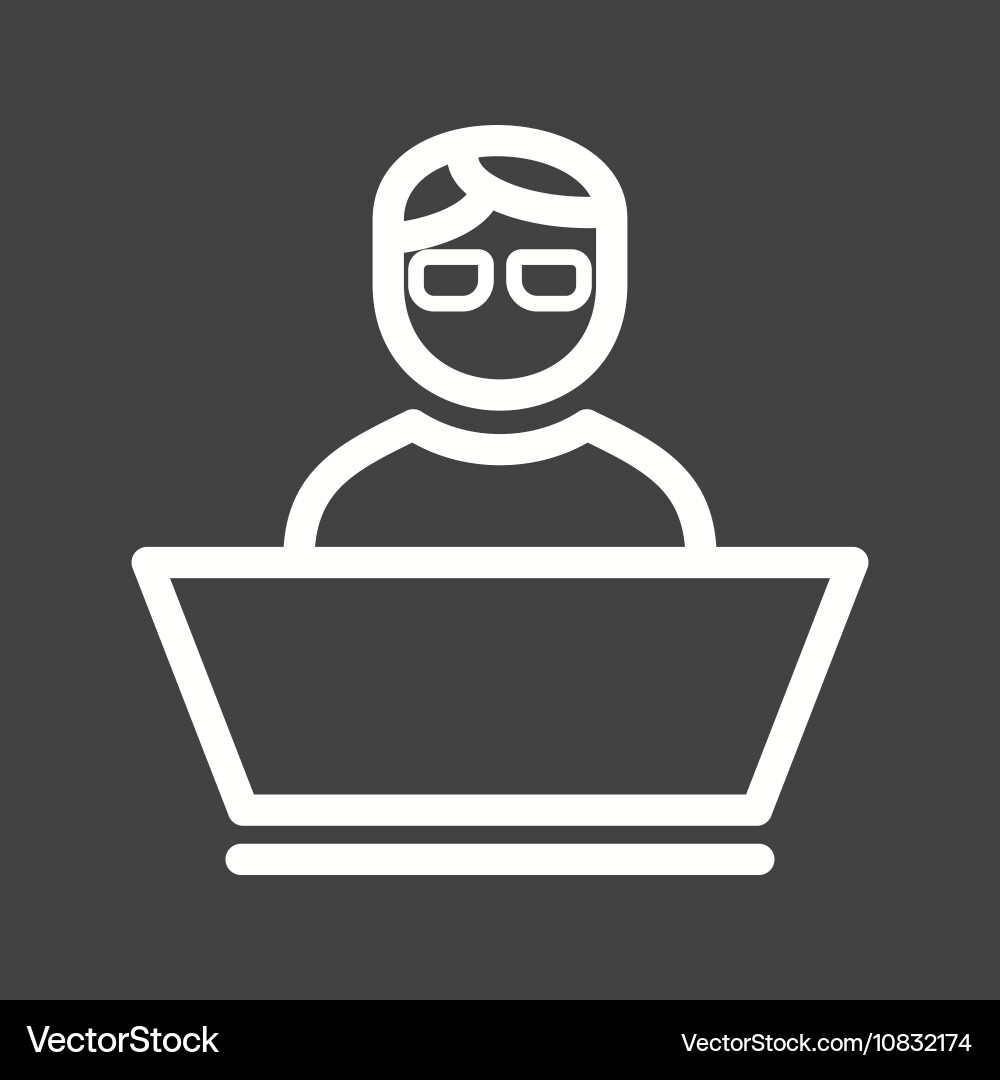 Software developer vector image