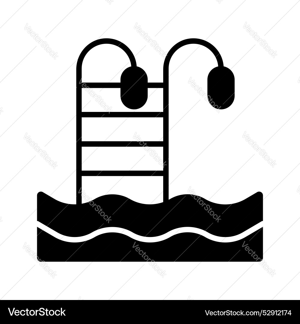 Visually appealing of swimming pool editable lap Vector Image