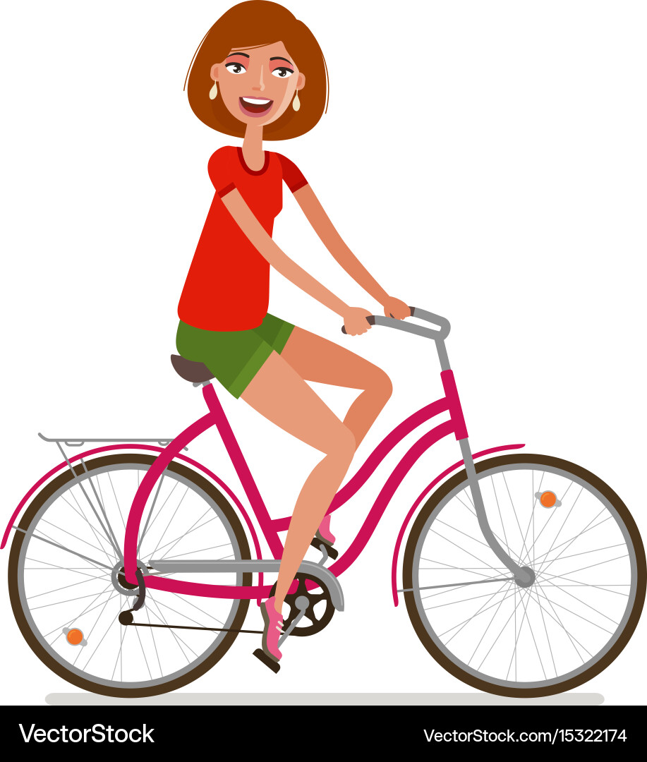 Beautiful girl bicycle hotsell