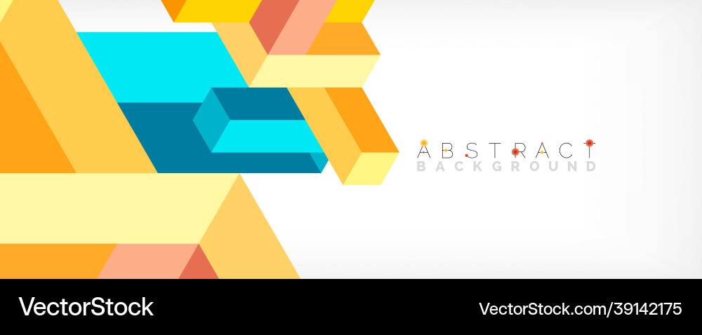 Abstract background 3d cubes cubic elements Abstract background 3d cubes cubic elements vector image