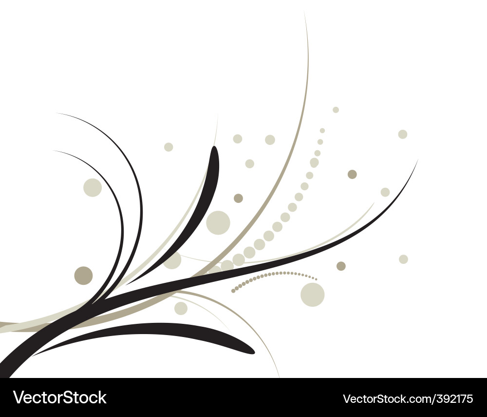 Abstract floral Royalty Free Vector Image - VectorStock