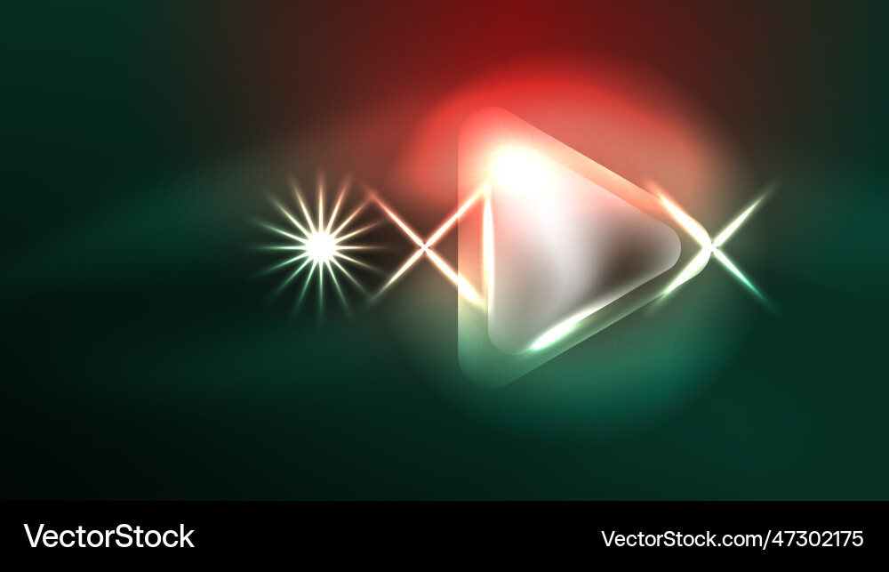 Digital neon abstract background triangles Digital neon abstract background triangles vector image