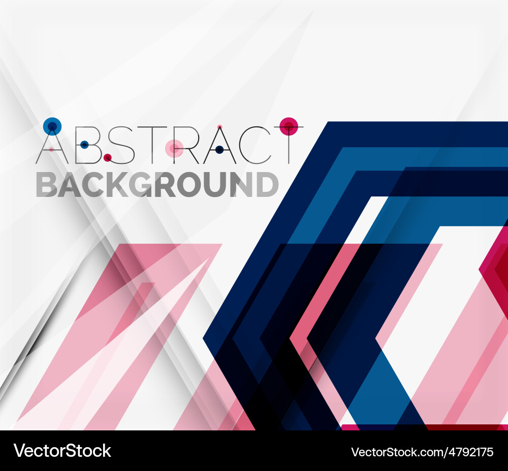 Dynamic Geometric Arrow Background Vector Image