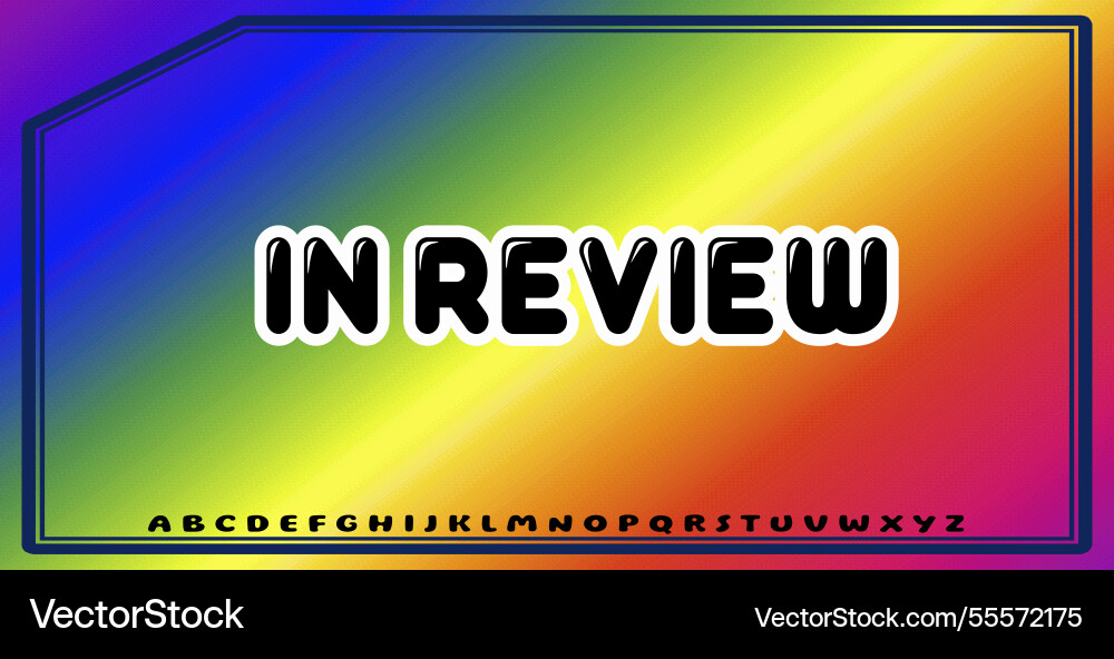Text effects with editable colors and abstract Vector Image