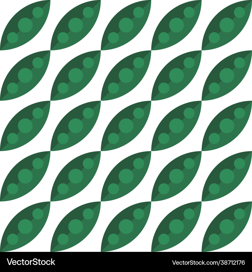 Abstract template with green pea pattern geometry Abstract template with green pea pattern geometry vector image