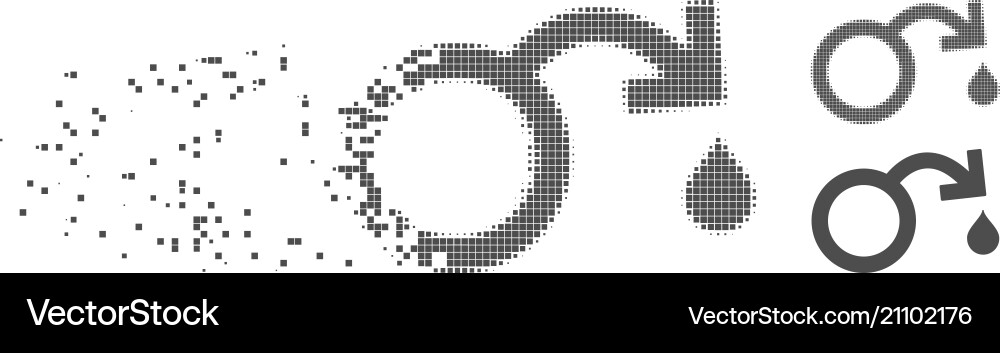 Bewegen Pixel Halfton venereal Krankheit Impotenz Bewegen Pixel Halfton venereal Krankheit Impotenz vektorbild