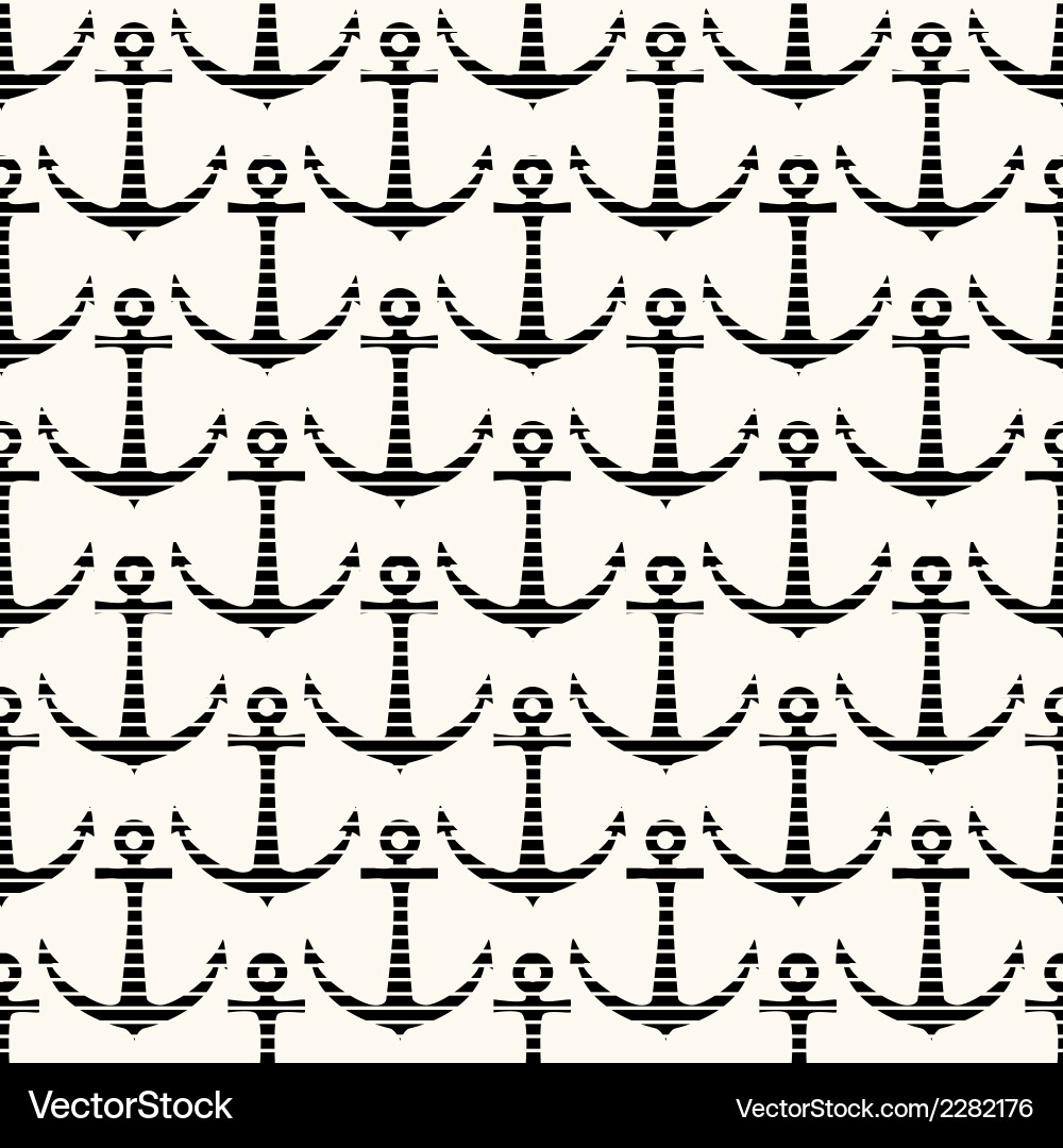 Seamless retro pattern vector image