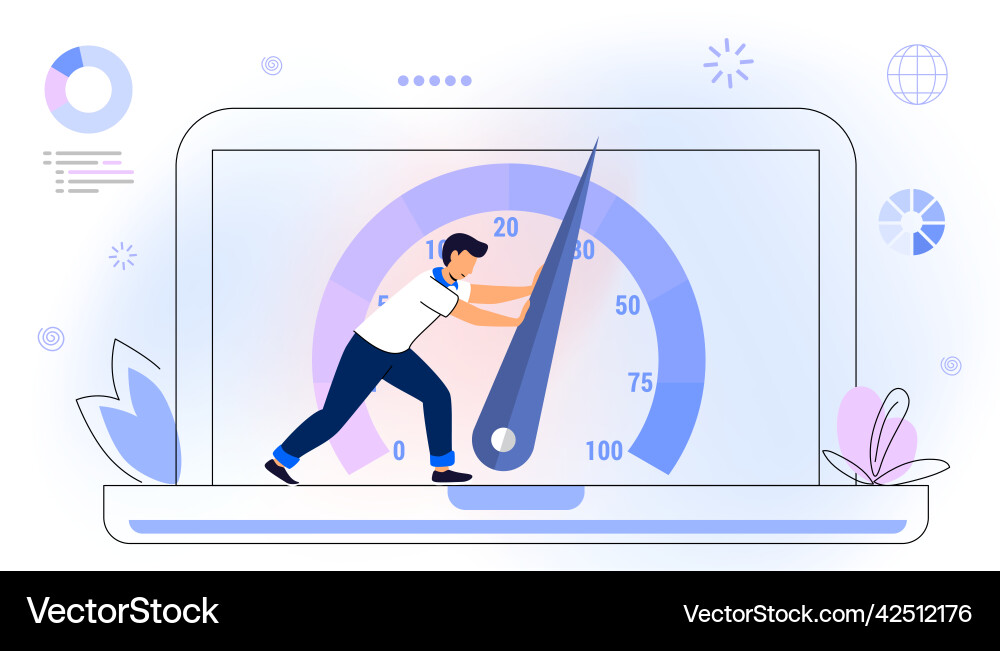 Website loading optimization page speed and seo Website loading optimization page speed and seo vector image