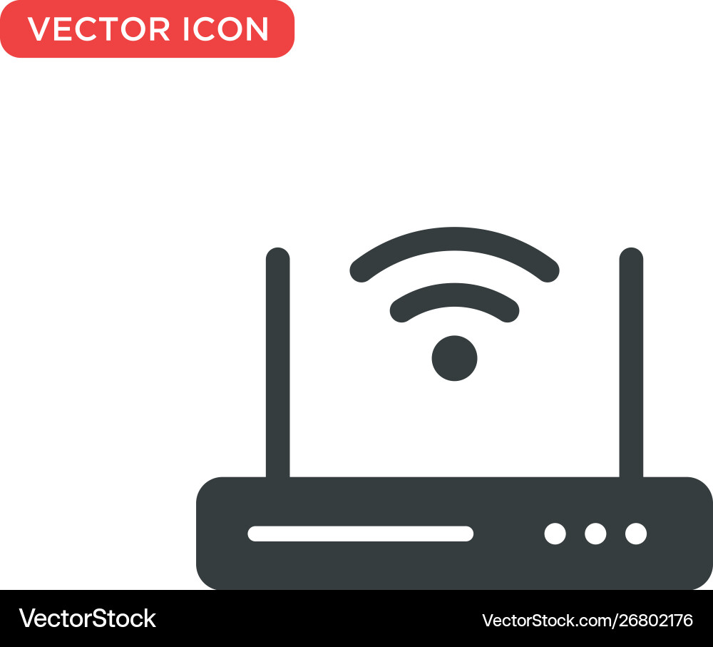 Wifi router icon design Wifi router icon design vector image
