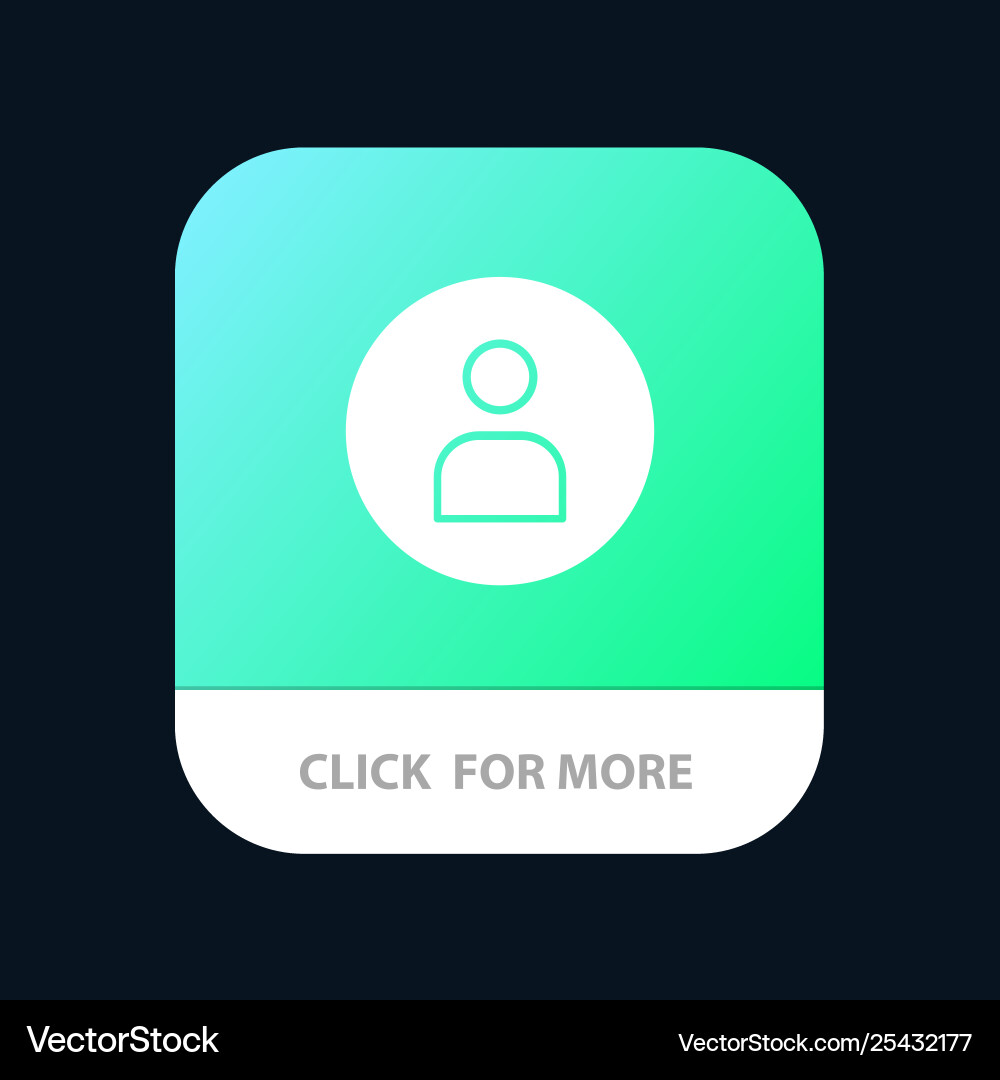 Man worker basic ui mobile app button android Man worker basic ui mobile app button android vector image