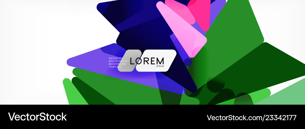 Mosaic triangular low poly style abstract Mosaic triangular low poly style abstract Vector Image